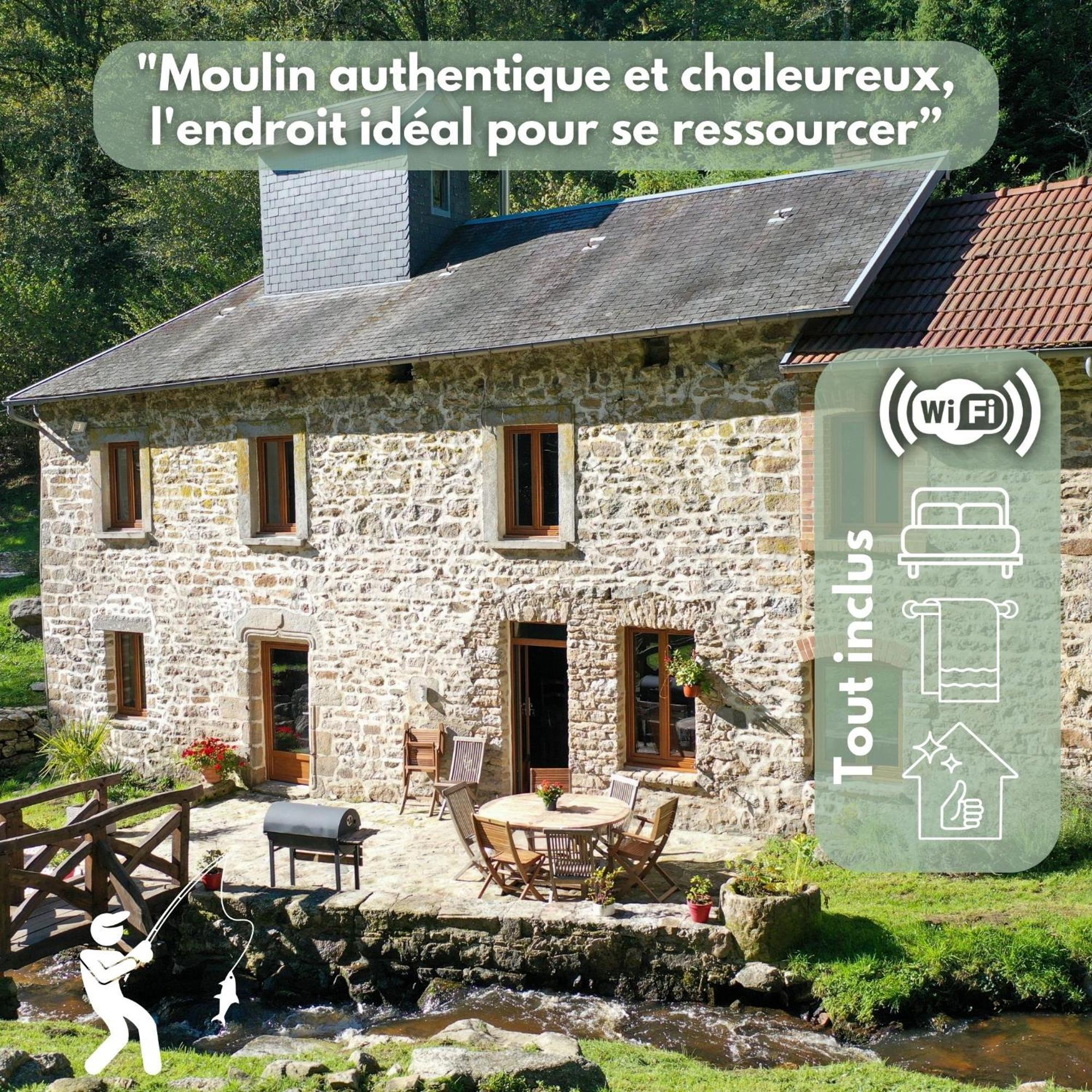Authentique Moulin Tout Inclus-Moulin De Lavaugarde Thauron Dış mekan fotoğraf